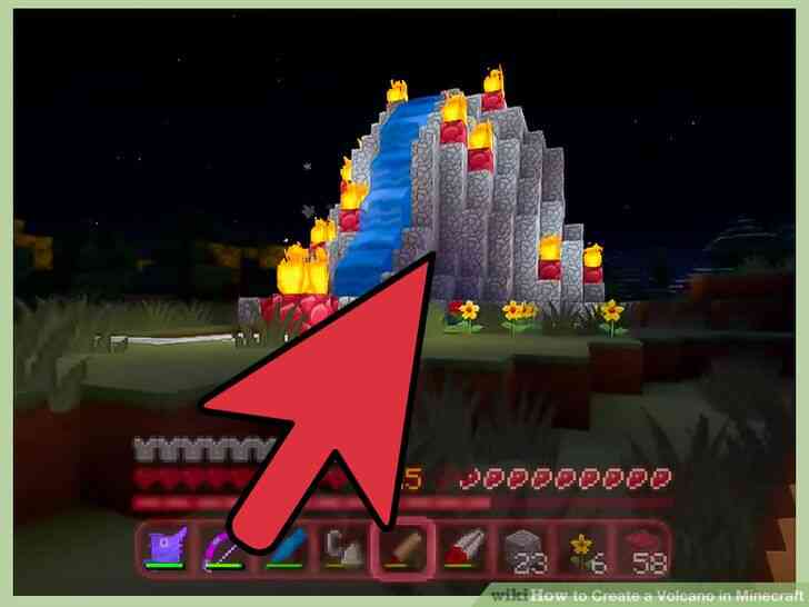 Image intitulée Créer un Volcan dans Minecraft Étape 13